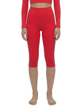 HIGH WAISTED CAPRI - REDCOAT